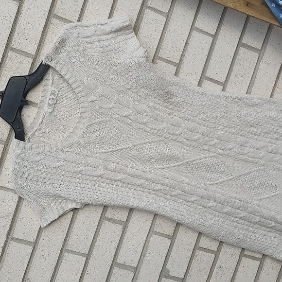 White Sweater Dress - Picture 6 of 10